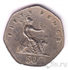 Великобритания 50 пенсов 1983