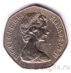 Великобритания 50 пенсов 1983