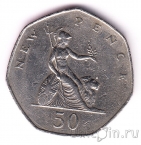 Великобритания 50 пенсов 1978