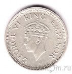 Британская Индия 1/4 рупии 1944