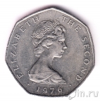 Остров Мэн 50 пенсов 1976
