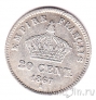 Франция 20 сантимов 1867 (A)