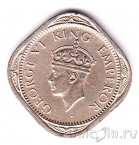 Британская Индия 1/2 анны 1947