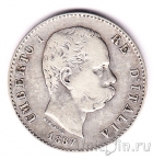 Италия 1 лира 1887