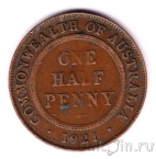 Австралия 1/2 пенни 1921