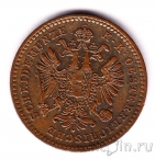 Австрия 1 крейцер 1881