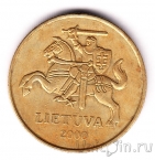 Литва 50 центов 2000