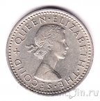 Родезия и Ньясаленд 3 пенса 1957