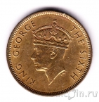 Гонконг 10 центов 1950