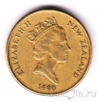 Новая Зеландия 1 доллар 1990