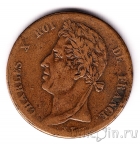 Колонии Франции 5 сантимов 1825