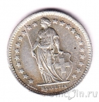 Швейцария 1/2 франка 1957