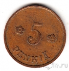 Финляндия 5 пенни 1935
