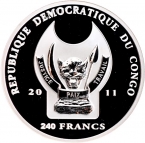 ДР Конго 240 франков 2011 Адмиралтейство