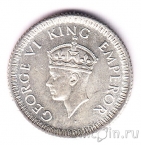 Британская Индия 1/4 рупии 1942