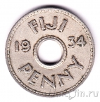 Фиджи 1 пенни 1934