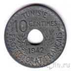 Тунис 10 сантимов 1942