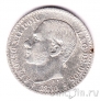 Испания 50 сентимо 1880