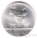 Италия 5000 лир 1999 Святой Франциск