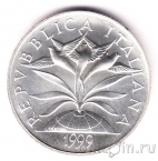 Италия 5000 лир 1999 Святой Франциск