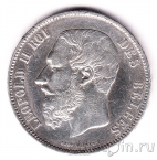 Бельгия 5 франков 1873