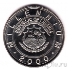 Либерия 5 долларов 2000 Год козы