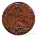 Бельгия 2 сантима 1902 (DER BELGEN)