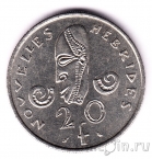 Новые Гебриды 20 франков 1967