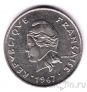Новые Гебриды 20 франков 1967