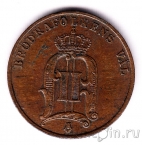 Швеция 2 оре 1879