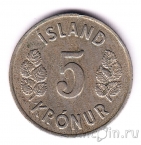 Исландия 5 крон 1969