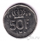 Люксембург 50 франков 1989