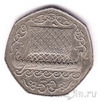 Остров Мэн 50 пенсов 1980