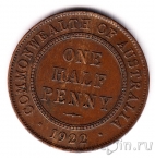 Австралия 1/2 пенни 1922