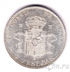 Испания 2 песеты 1905