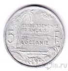 Французская Океания 5 франков 1952