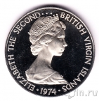 Британские Виргинские острова 50 центов 1974 Пеликан