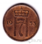 Норвегия 2 оре 1953