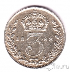 Великобритания 3 пенса 1898