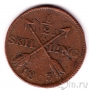 Швеция 1/2 скиллинга 1803