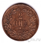 Швеция 2 оре 1857