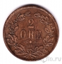 Швеция 2 оре 1857