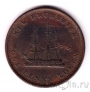 Нью Брунсвик (Канада) токен 1 пенни 1843