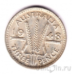 Австралия 3 пенса 1948
