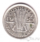 Австралия 3 пенса 1957