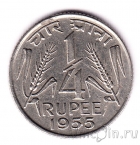 Индия 1/4 рупии 1955