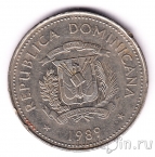 Доминиканская Республика 1/2 песо 1989