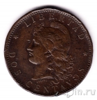 Аргентина 2 сентаво 1890