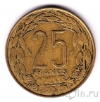Центральноафриканские штаты 25 франков 1975