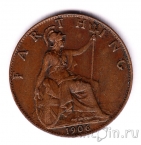Великобритания 1 фартинг 1906
